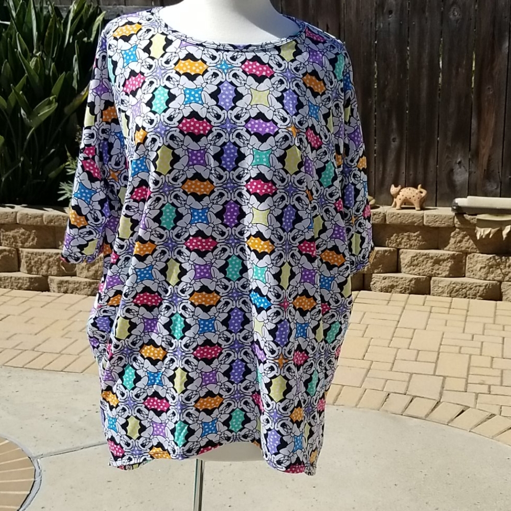 Lularoe Irma XL Disney Minnie Mouse